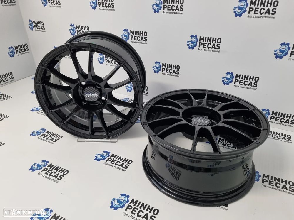 Jantes Look OZ Ultraleggera em 15 (4x100) Preto Brilho - 5