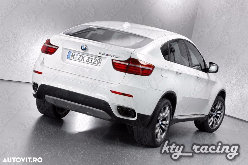 Ornament TOBA BMW X6 E71 TIPS TOBE SHADOW LINE Chrom si Black Chrome  CALITATE PREMIUM ⭐️⭐️⭐️⭐️⭐️ - 7