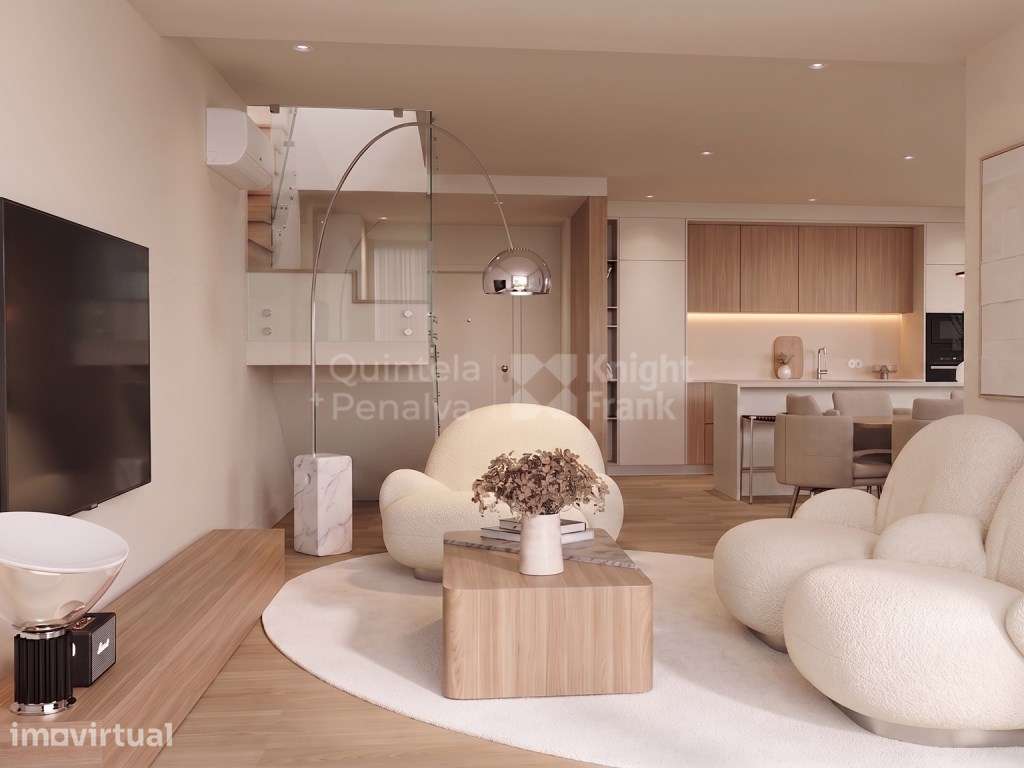 Apartamento T4 duplex em condomínio com piscina, Caxias - Grande imagem: 2/39
