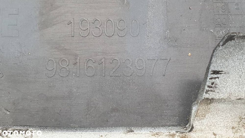 LISTWA NAKŁADKA GÓRNA ZDERZAKA PRZÓD PEUGEOT 508 II 9816123977 - 9