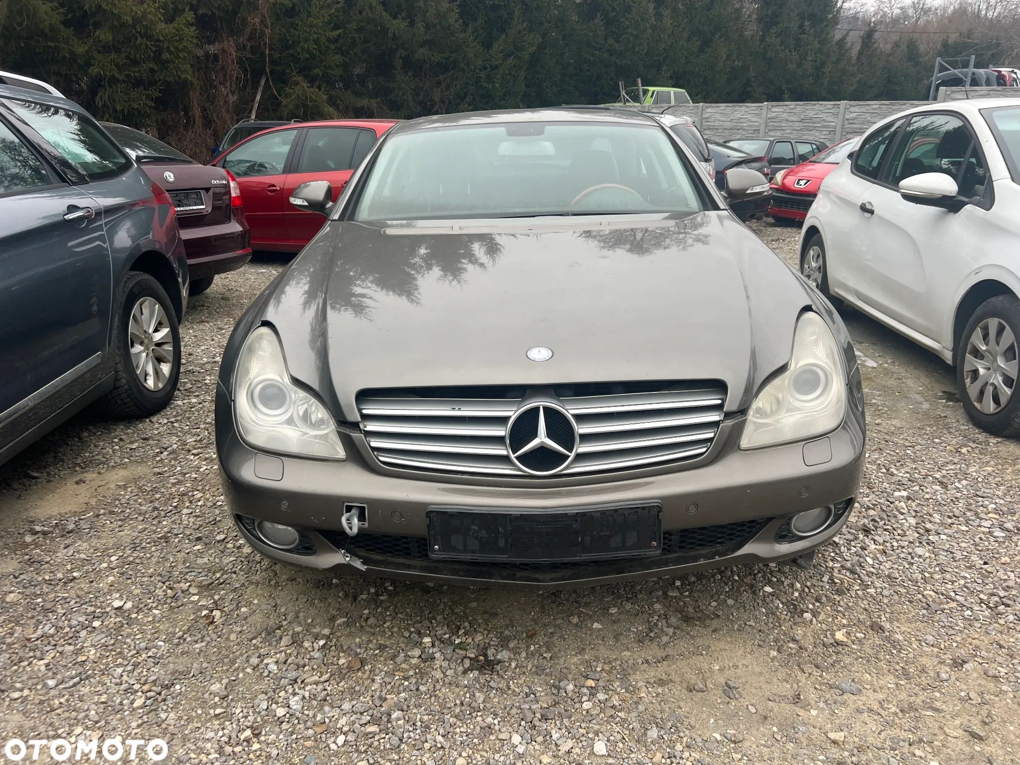 PRZÓD KOMPLETNY ZDERZAK PAS MASKA BŁOTNIK PDC MERCEDES W219 CLS 3.0 V6 C963 - 1