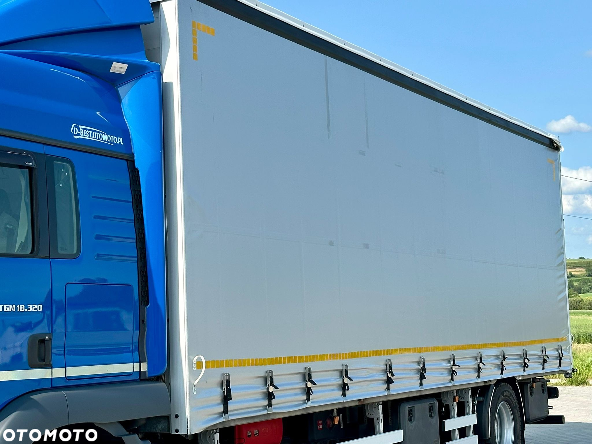 MAN TGM 18.320 / FIRANKA / 20 EUROPALET / 8.3 M DŁUGOŚCI / AUTOMAT / SYPIALKA / 2018 ROK / 9 809 KG ŁADOWNOŚCI - 16
