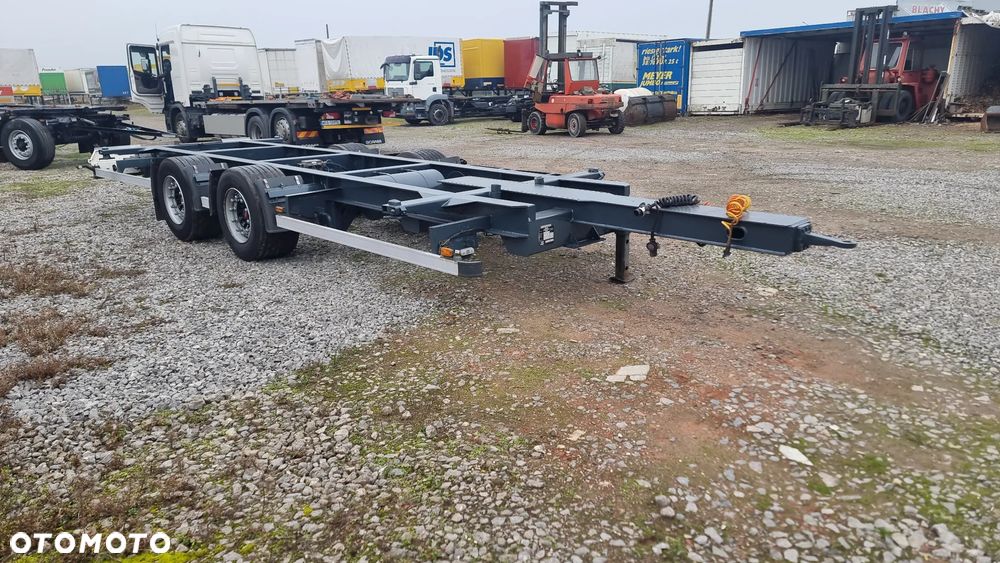 H&W 16.500zł netto TANDEM BDF GÓRNY ZACZEP JUMBO 19.5 OPONY HAMULCE TARCZOWE ST.BDB MOŻLIWOŚĆ TRANSPORTU - 1