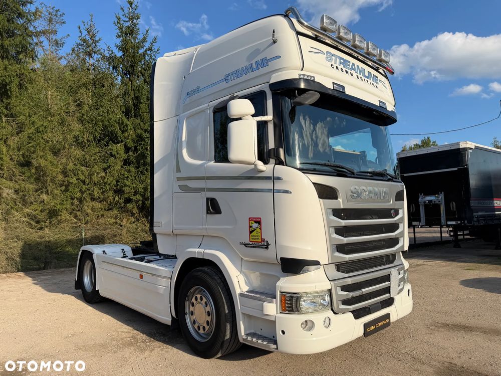 Scania R450 CROWN EDITION / HYDRAULIKA DWUOBWODOWA + 2 ZBIORNIKI PALIWOWE / RETARDER / LAMPY LED / TACHOGRAF NOWEJ GENERACJI GEN2v2 / FULL SPOJLERY / PIĘKNA SCANIA 2017 ROK !! - 33
