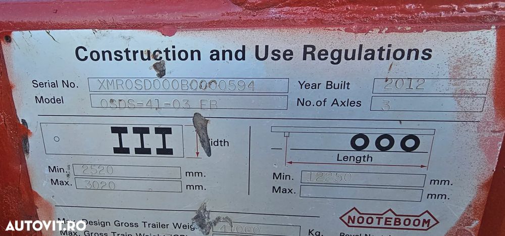 Nooteboom Trailer 3 axe - 7