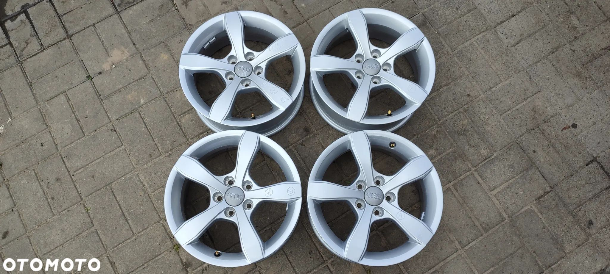 FELGI ALUMNIOWE 8X0071495 5x100 6Jx15 CALI ET29 ATS AUDI A1 8X 4 SZTUKI KOMPLET - 1