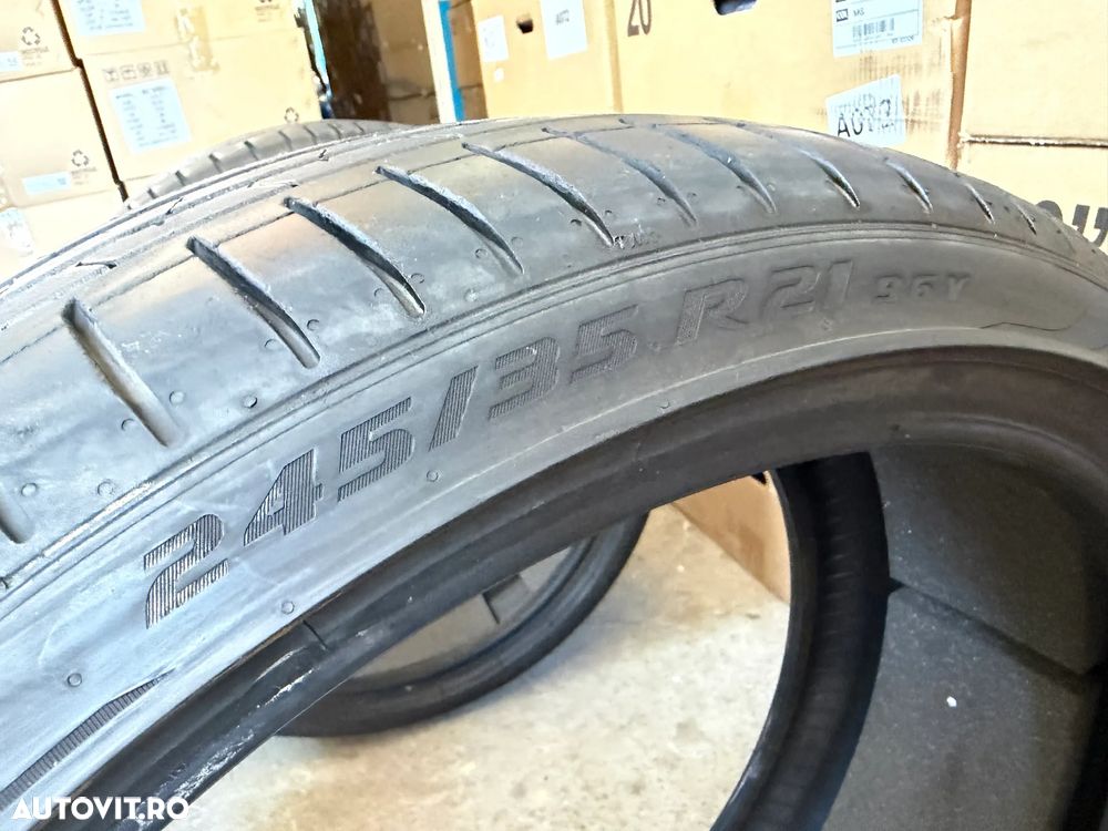 2 anvelope pirelli 245-35-21 Mercedes S class W222 BMW G30 G11  Porsche Panamera Cauciucuri Pirelli 245-35-21 protectie janta - 8