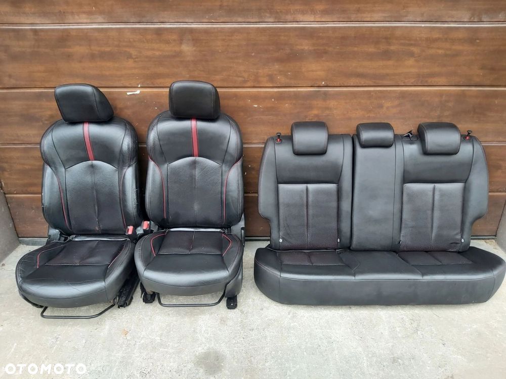 Nissan JUKE I F15 Lift Fotel przód tył lewy prawy kanapa Komplet SKÓRA - 1