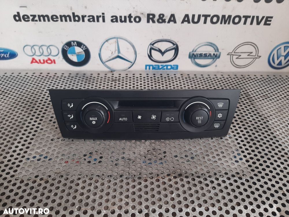 Panou Modul Comenzi Clima Ac Climatronic Bmw E90 E91 E92 E93 E87 E88 E81 E82 Cod 9220610 - 2