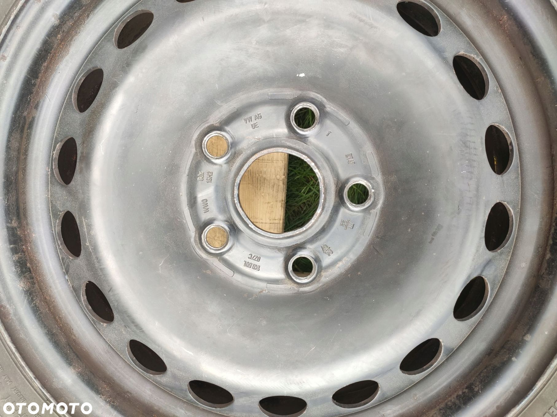 KOŁA FELGI STALOWE OPONY ZIMA VOLKSWAGEN VW 15'' - 4