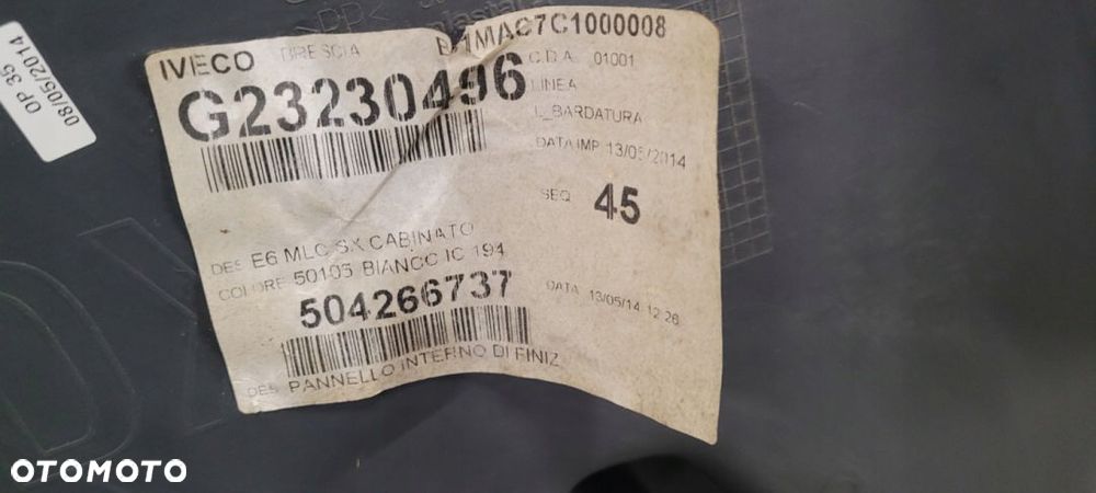 TAPICERKA DRZWI IVECO EUROCARGO E6 RH 504266737 - 3