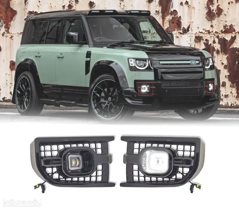 FARÓIS DE NEVOEIRO LAND ROVER DEFENDER 20-24 - 1