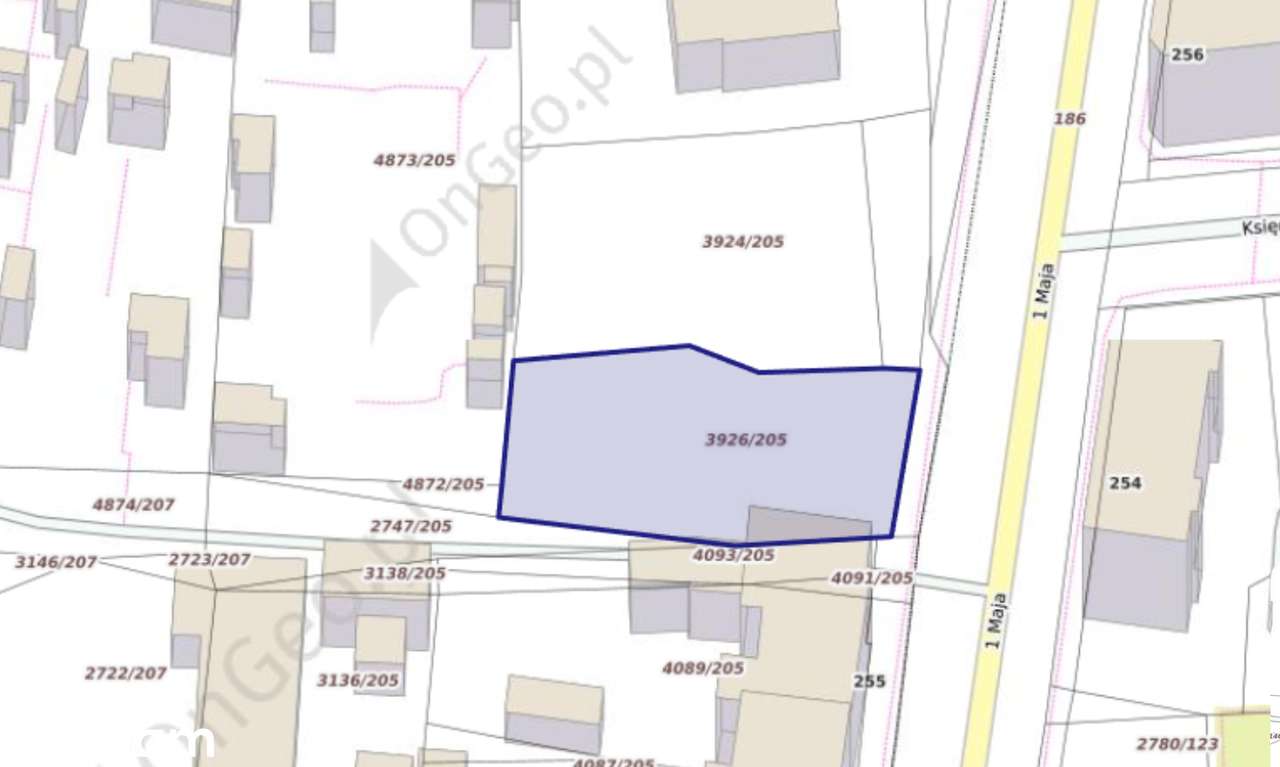 Na sprzedaż działka budowlana  Wirek ul. 1 Maja-836m2 - Pełny obrazek: 4/4
