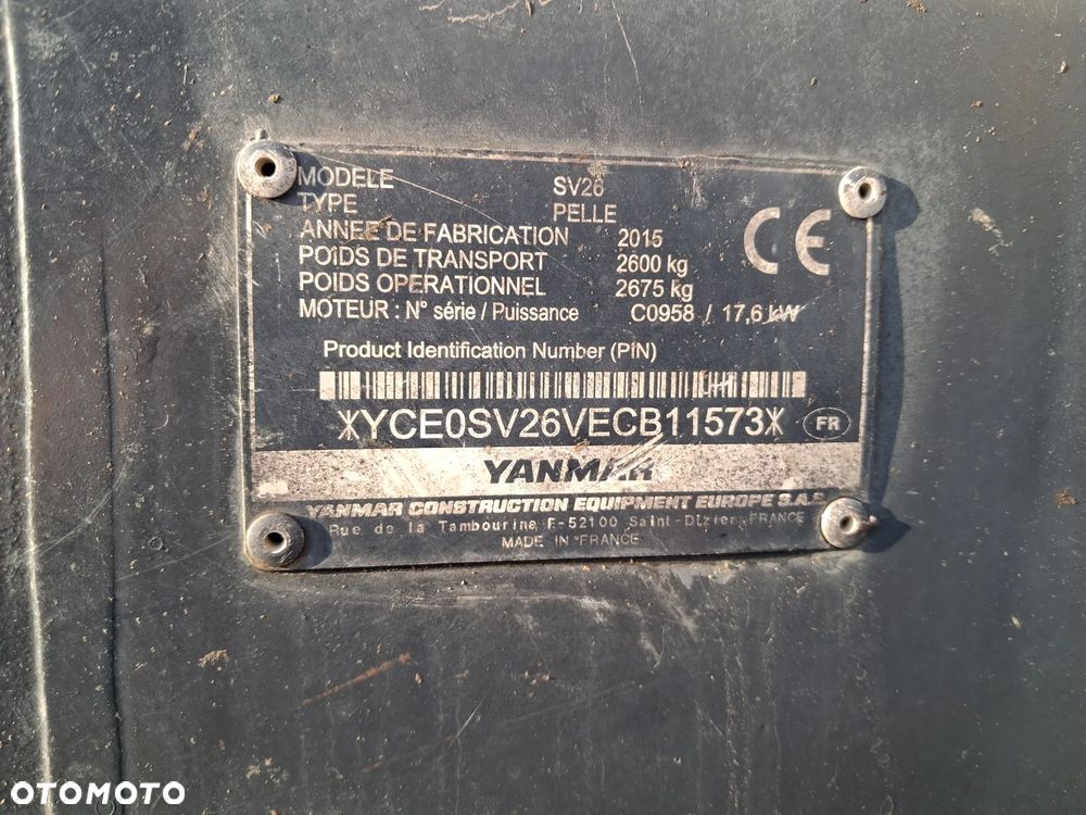 Yanmar SV 26 - 12
