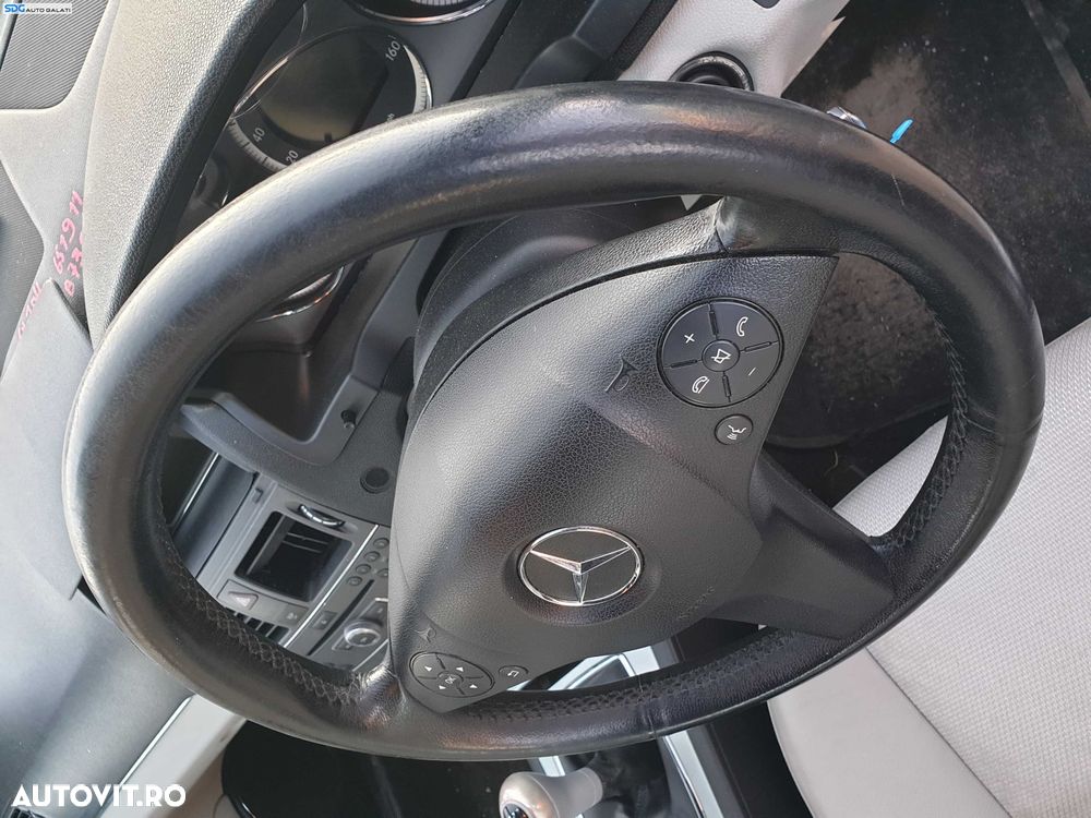 Volan Piele 3 Spite FARA Airbag Mercedes Clasa C Class W204 NFL Non Facelift 2007 - 2011 [K1571] - 2