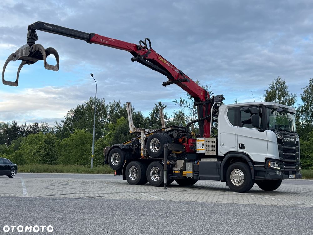 Scania 590R V8 z palfinger s270L z Niemiec od właściciela 2021/22 perfekcyjny stan do drewna drzewa dłużyce z wózkiem DOLL 6x4 ASO SCANIA KONTRAKT - 22