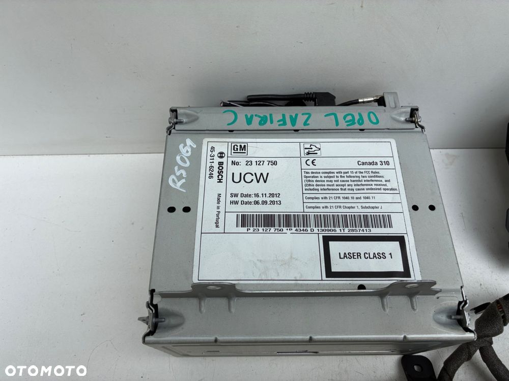 OPEL ZAFIRA C  7612034346  RADIO CD DVD NAVI PANEL EKRAN KARTA EU 2013/2014 - 3