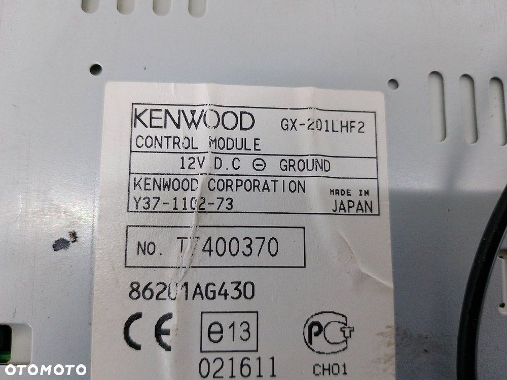 RADIO FABRYCZNE SUBARU OUTBACK III 86201AG430 Y37-1102-73 - 9