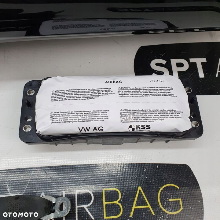 VW UP! UP DESKA ROZDZIELCZA KONSOLA KOKPIT PULPIT PODUSZKI AIRBAG AIR BAG PASY KIT SET - 8