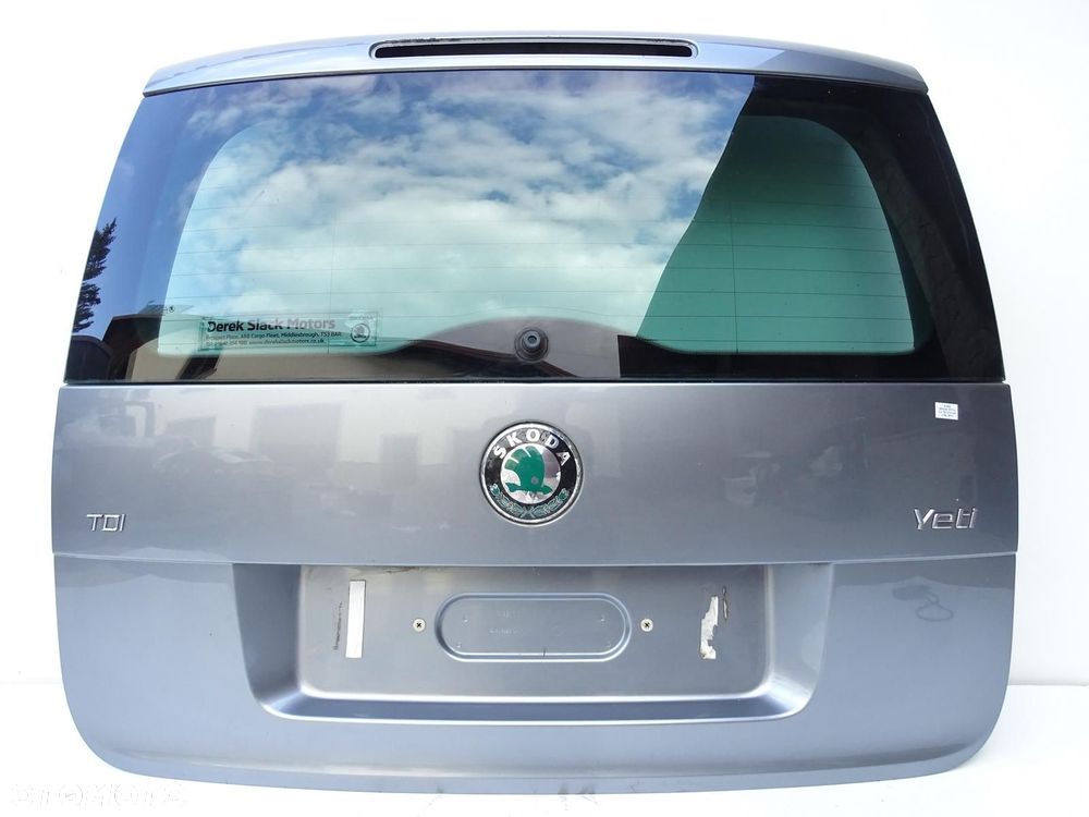 KLAPA TYŁ TYLNA BAGAŻNIKA + SZYBA LF8L SKODA YETI I 09-13r - 1