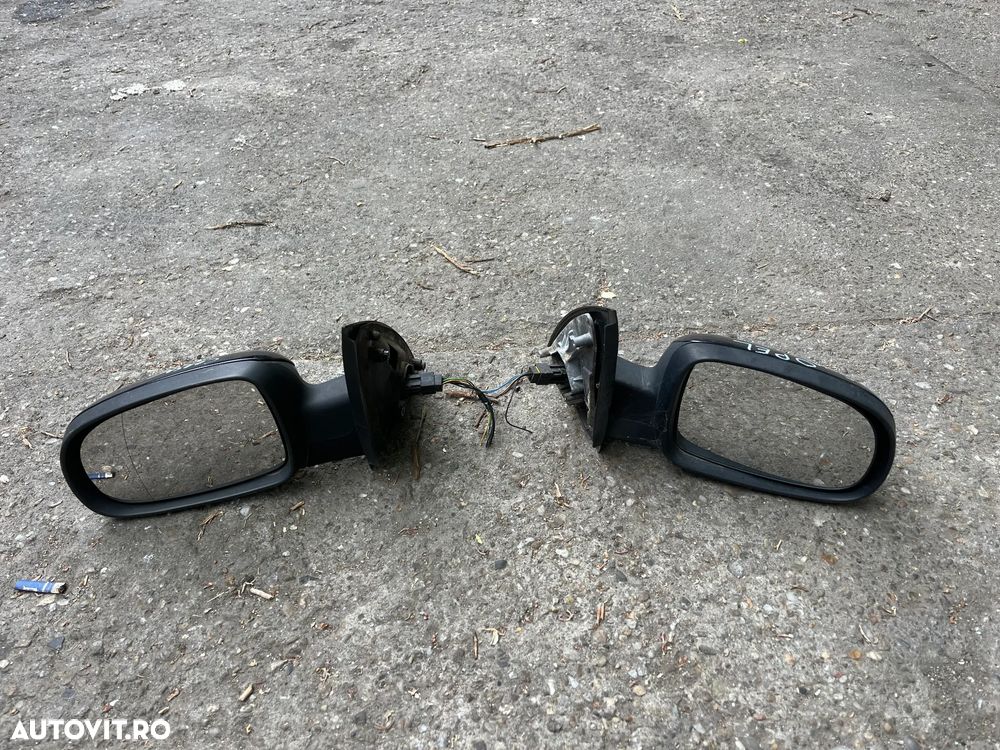 Oglinda stanga/Oglinda dreapta Opel Corsa C negru electrica - 1