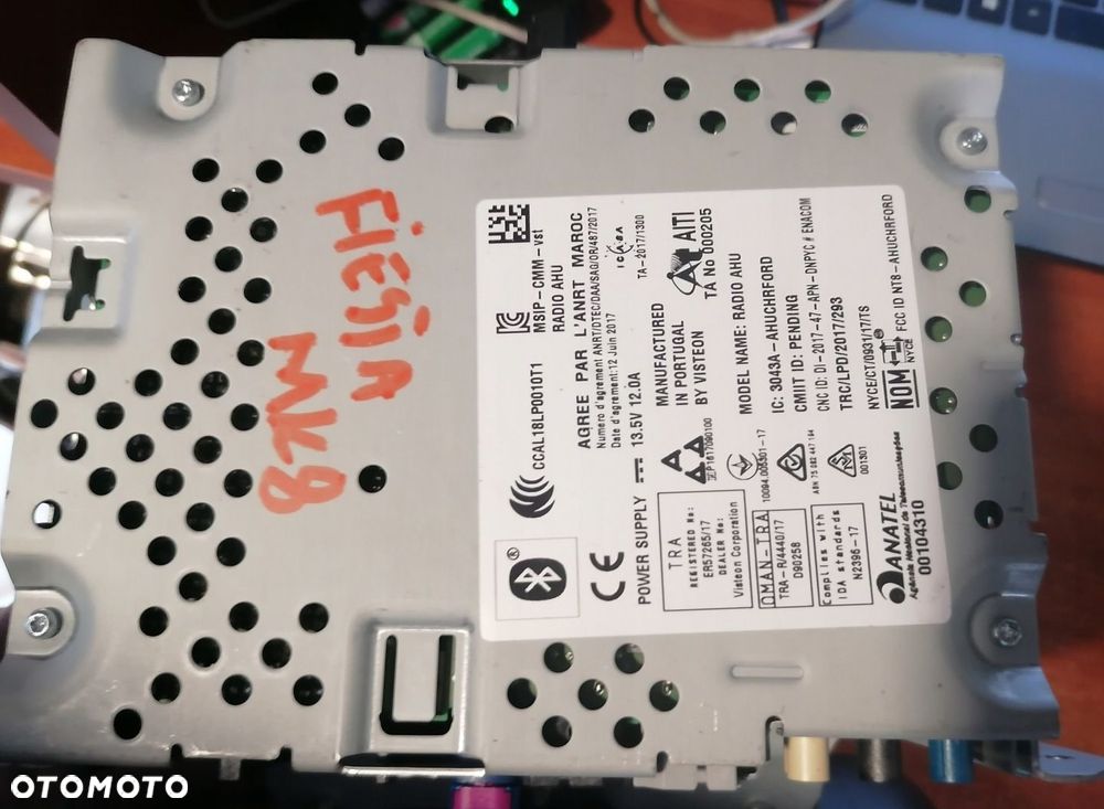 FORD FIESTA MK8 RADIO PANEL WYŚWIETLACZ NAVI GPS H1BT-18B955-HG - 4