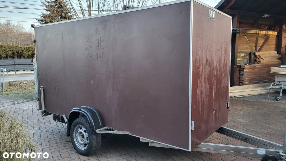 SAM Przyczepa kontener DMC 750 kg – stal nierdzewna, ocieplona - 1