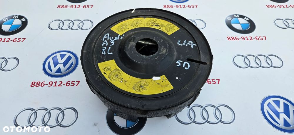 Audi A3 8L Wypełnienie bagażnika Wkład koła zapasowego Styropian Narzędzia Zestaw naprawczy Lewarek klucz do kół - 2