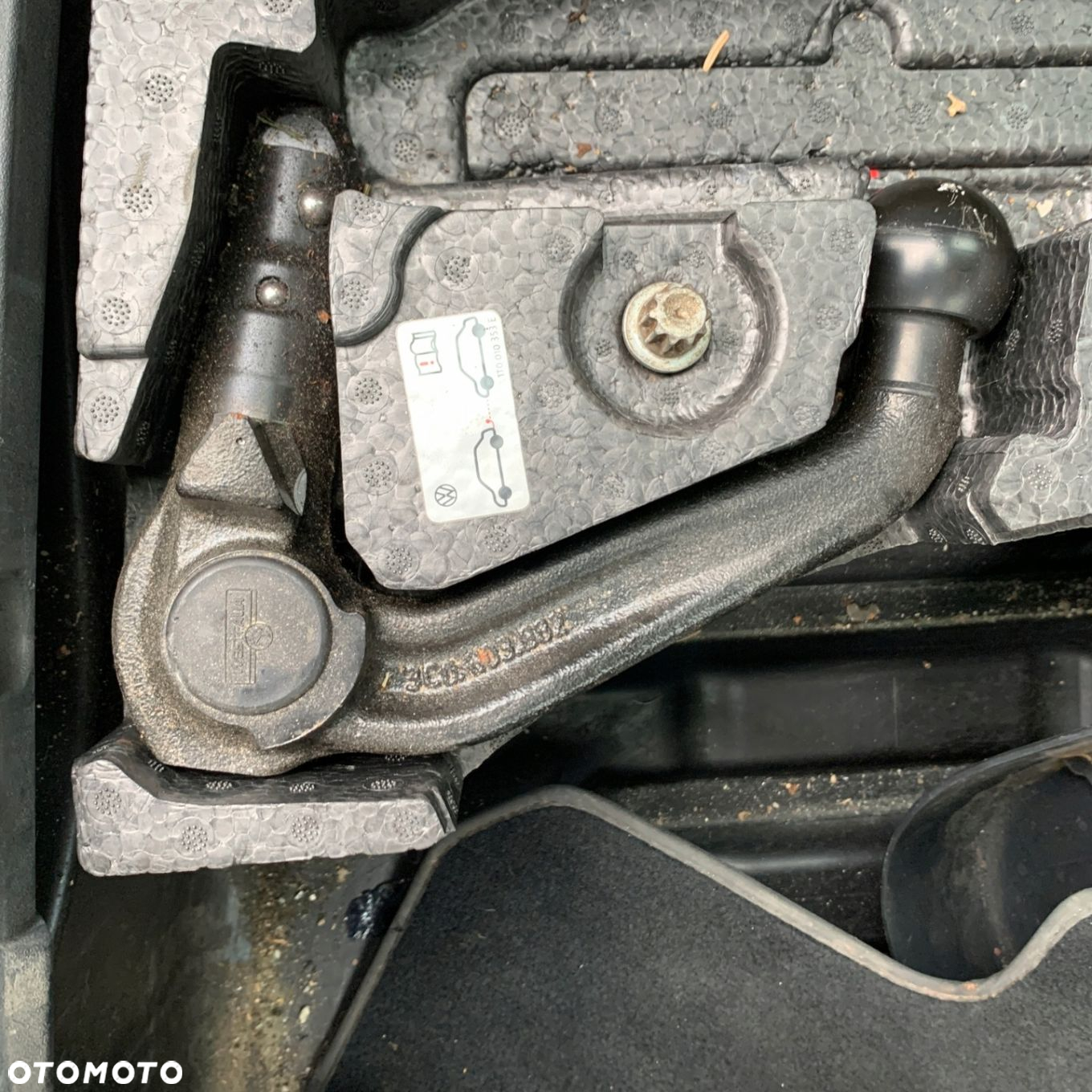 Hak holowniczy odpinany KPL. klucz moduł instalac VW PASSAT B6 3C KOMBI 08r - 4