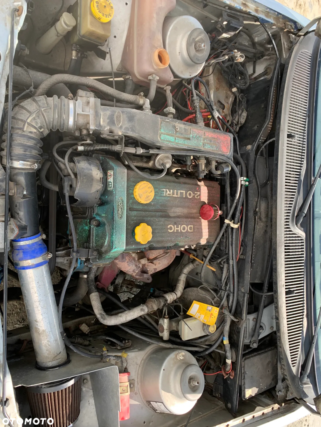 FORD SIERRA 1987 *SAMOCHÓD NA CZĘŚCI* 1034 MASKA LAMPA DRZWI LUSTERKO ZDERZAK GRILL BŁOTNIK KLAPA BELKA PRAWE LEWE PRZÓD TYŁ - 6