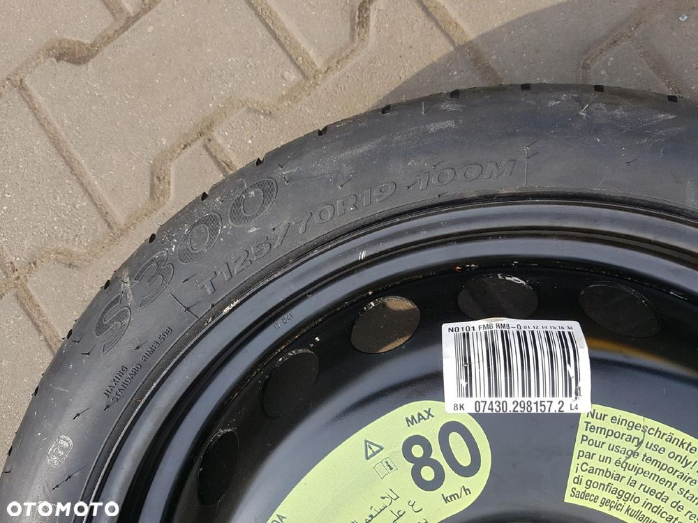 AUDI A4 B8 08-16r A5 8T KOŁO DOJAZDOWE 19 5X112 LEWAREK - 6