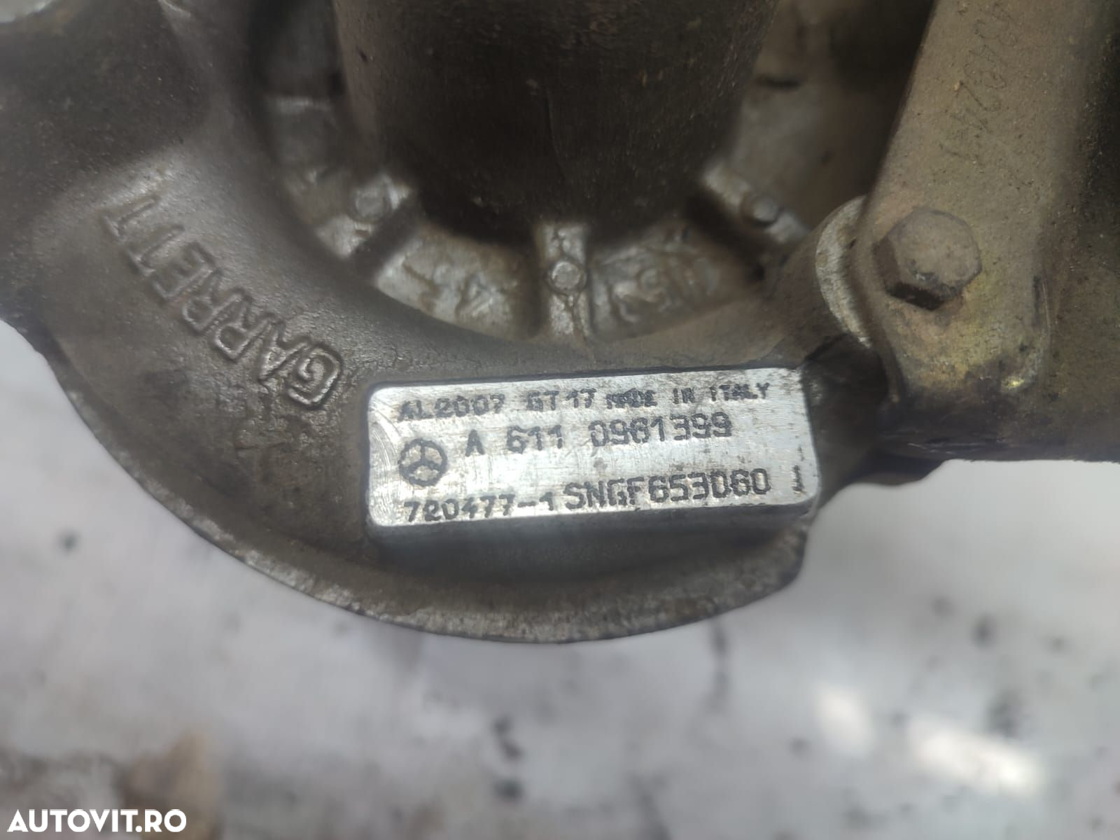 Turbo turbina a6110961399  2.2 cdi 611.980 Mercedes-Benz Vito W638 [1 - 3