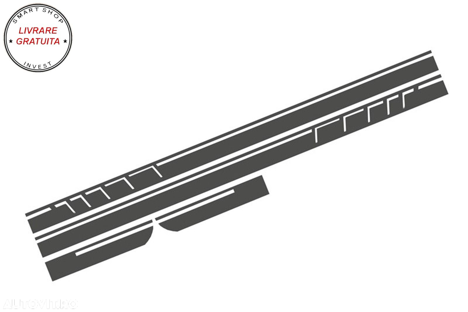 Set Stickere Capota Plafon Portbagaj si Laterale Gri Inchis Mercedes CLA W117 C117- livrare gratuita - 5