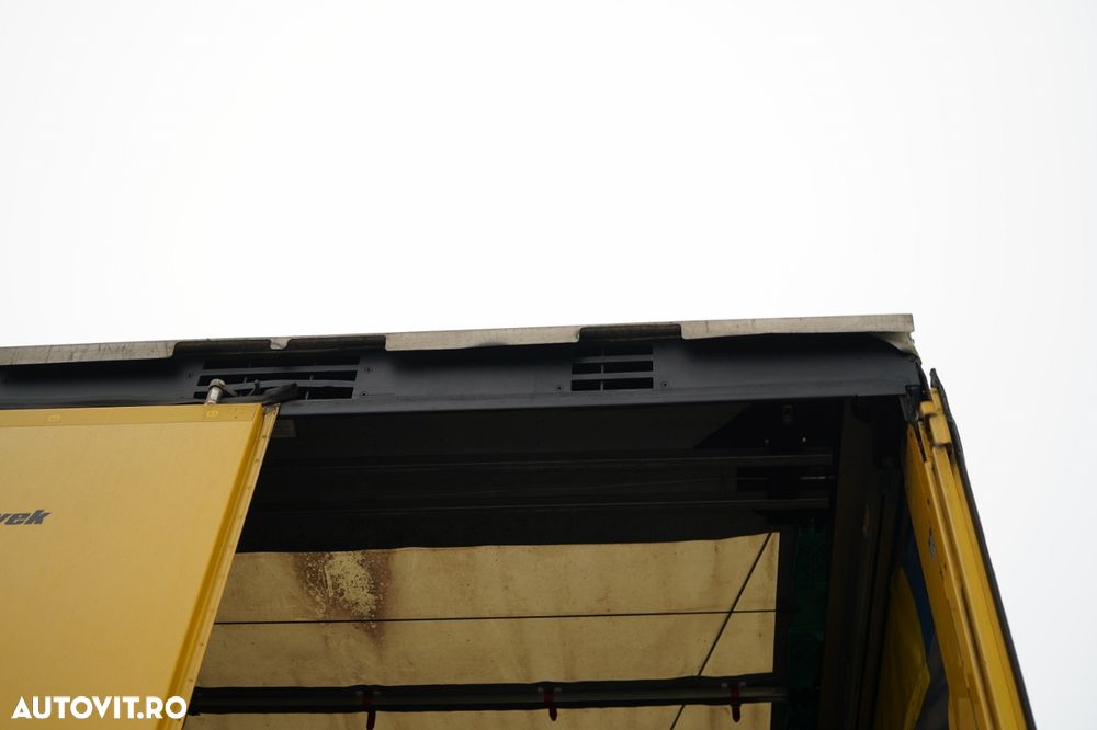 Krone CORTINĂ KRONE / MEGA / ACOPERIȘ RIDICAT / PLATFORMĂ JOSĂ / PRELATĂ ARMATĂ - 15