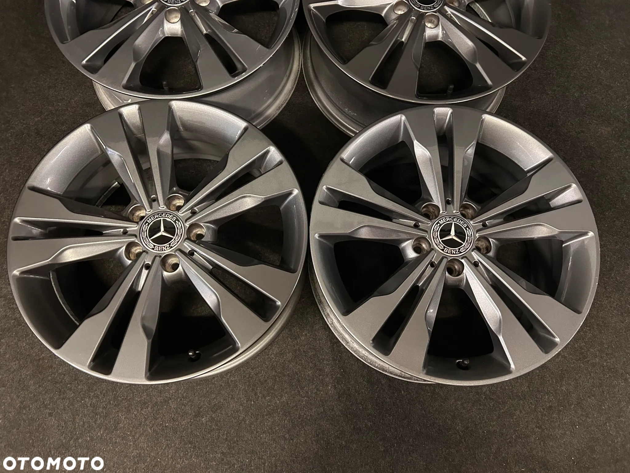 Alufelgi Mercedes A-Klasa W176, B-Klasa W246, CLA 18 cali 5x112 4szt. Ładne! - 5