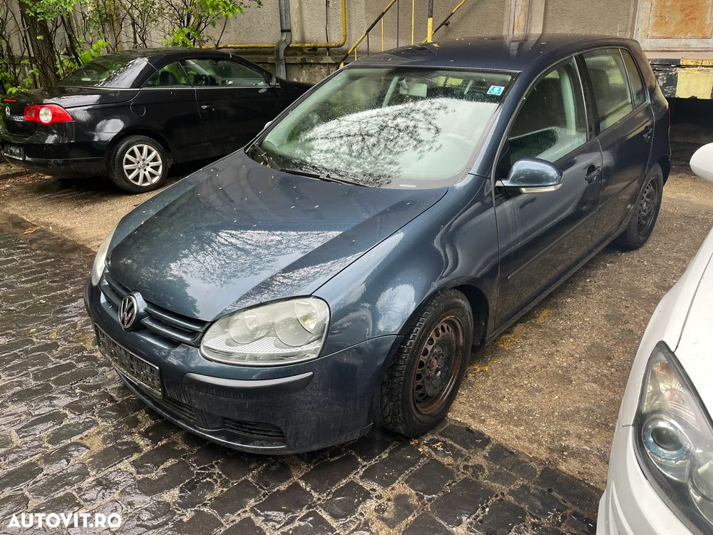 Bara fata completa VW Volkswagen Golf 5 albastru gri 2005 - 4
