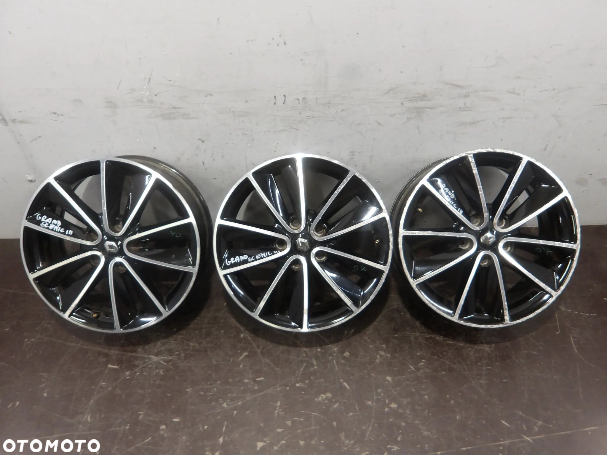 RENAULT GRAND SCENIC III 1.6 DCI FELGI ALUMINIOWE ALUFELGI 5X114.3 7J ET49 R17 - 1