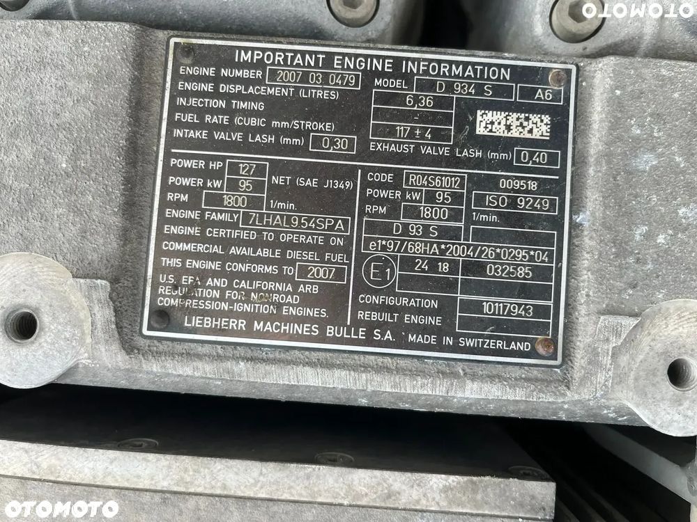 Liebherr A 900 C / 2007 / 10800 godzin / 2 łyżki / pług / podpory ? Import Francja - 13
