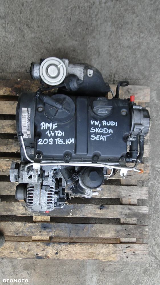 AUDI VW SKODA SEAT SILNIK KOMPLETNY AMF 1.4TDI 209tyś km - 6