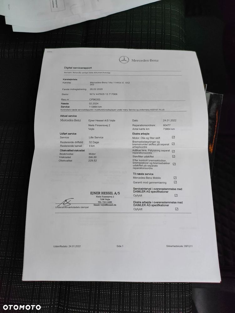 Mercedes-Benz VITO 2020r 2,2 CDI 136KM AUTOMAT EXTRA LONG DUBEL DRZWI EURO VI CENA BRUTTO VAT 23% - 39