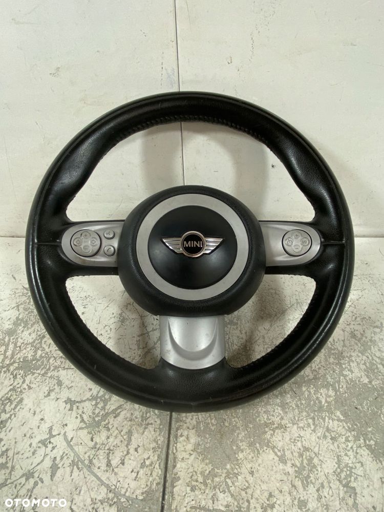 kierownica mini cooper r56 czarna skóra multifunkcja - 6