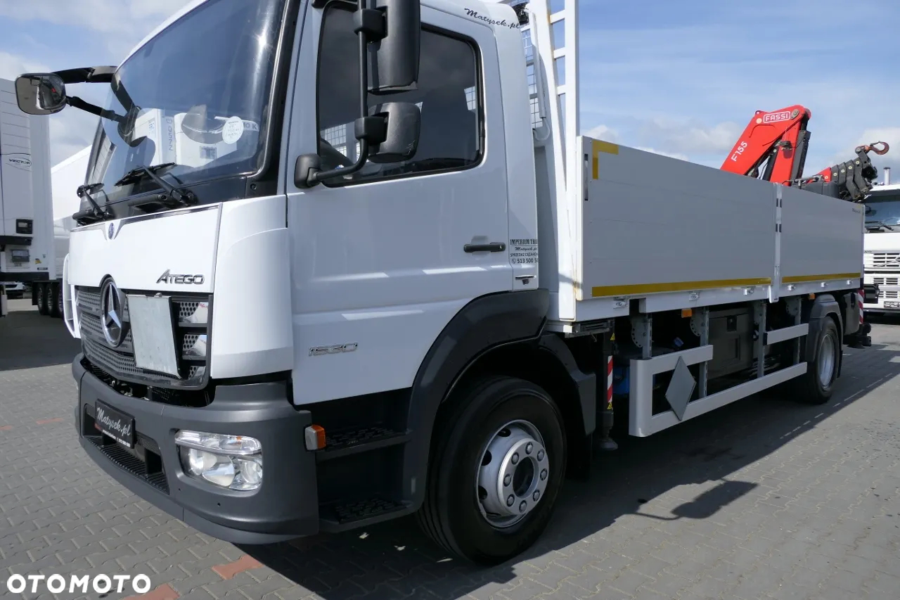 Mercedes-Benz ATEGO / 16 30 / E6 / SKRZYNIOWY + HDS FASSI F 155 / ADR / STEROWANIE RADIOWE - 18