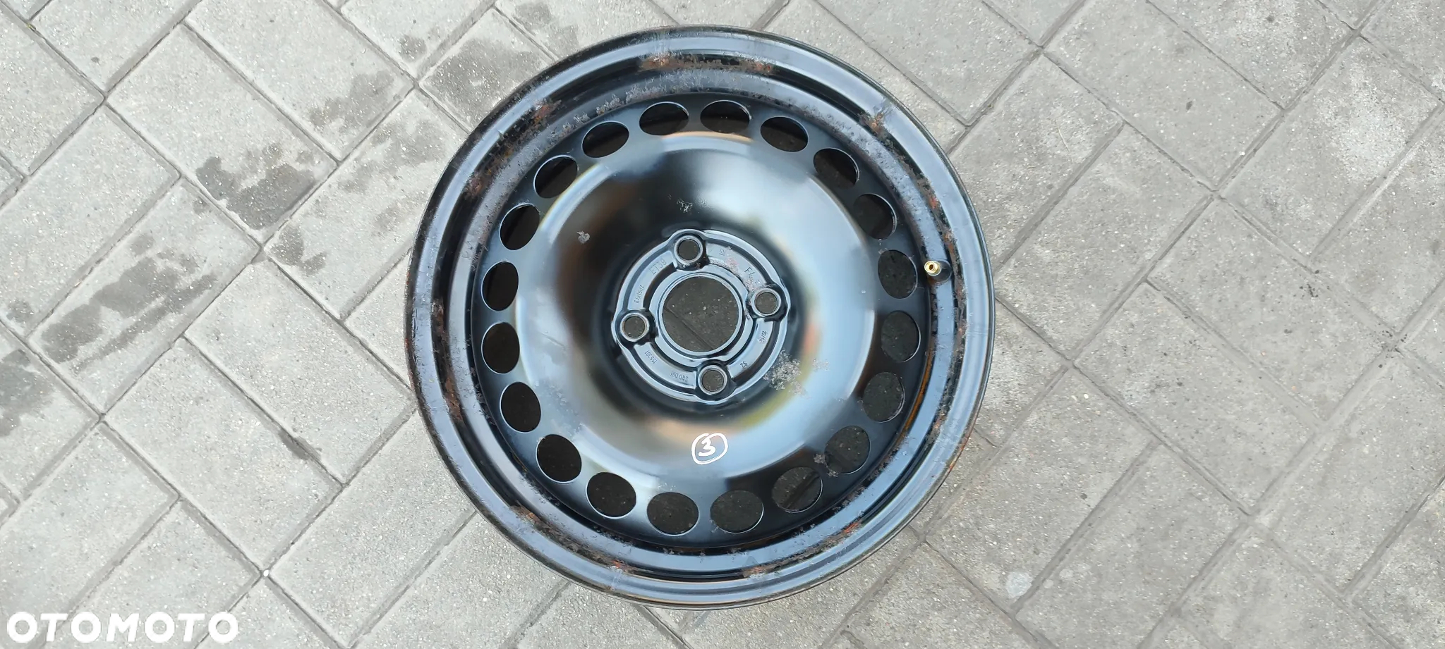 FELGI STALOWE 4x100 6Jx15 CALI ET39 OPEL CORSA D,E FIAT GRANDEPUNTO 4 SZTUKI KOMPLET - 4
