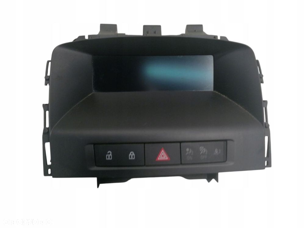 wyświetlacz radia panel opel astra iv j 13267984 - 1
