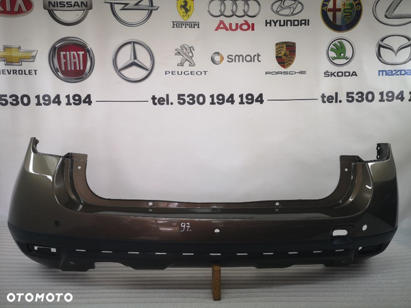 DACIA DUSTER I , I LIFT  10-18 ZDERZAK TYLNI TYŁ NA PDC WYSYŁKA NR AUKCJI ZT-97