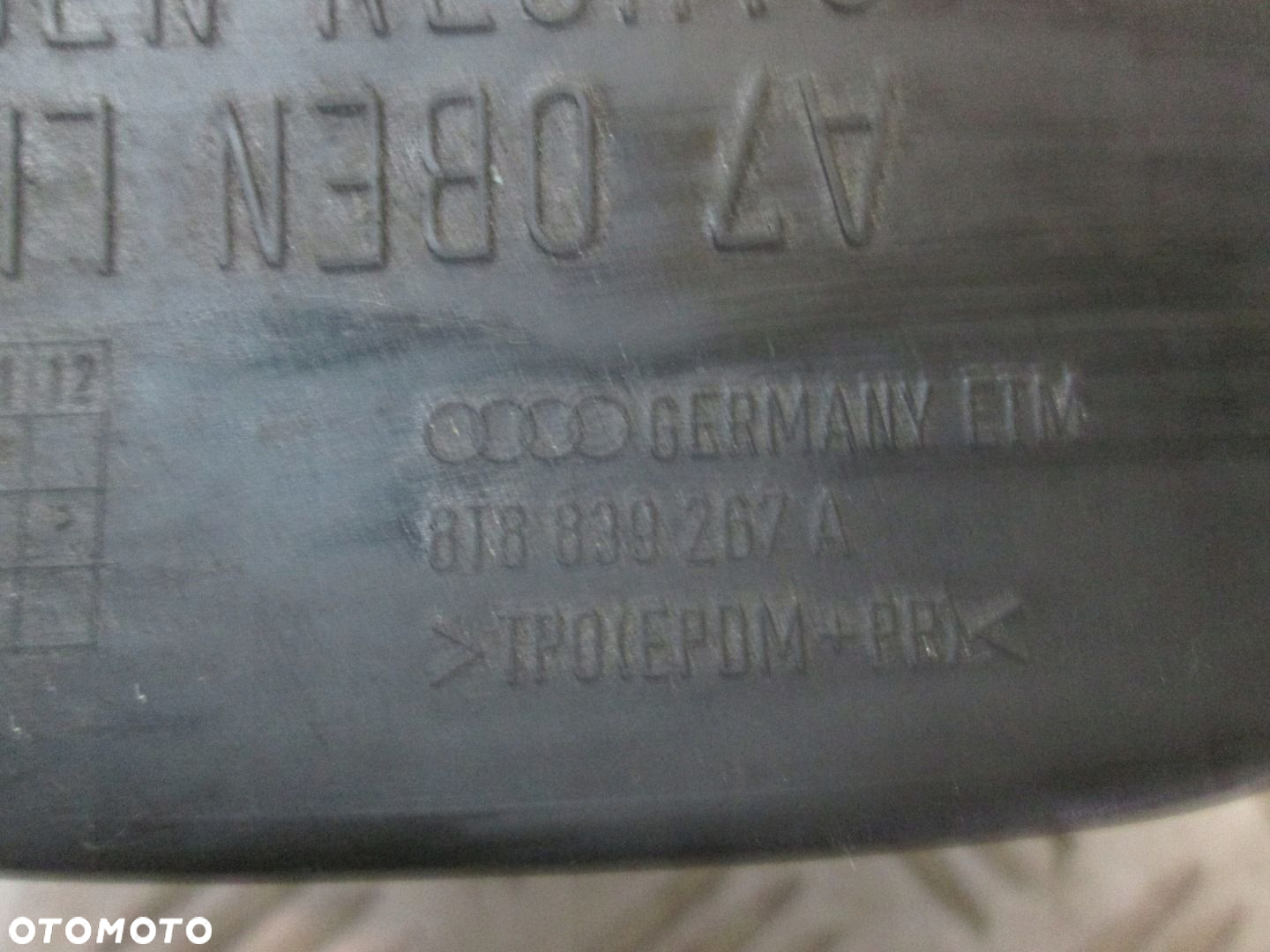 OGRANICZNIK DRZWI PRAWY TYŁ AUDI A5 8T SPORTBACK 5D 09- - 4