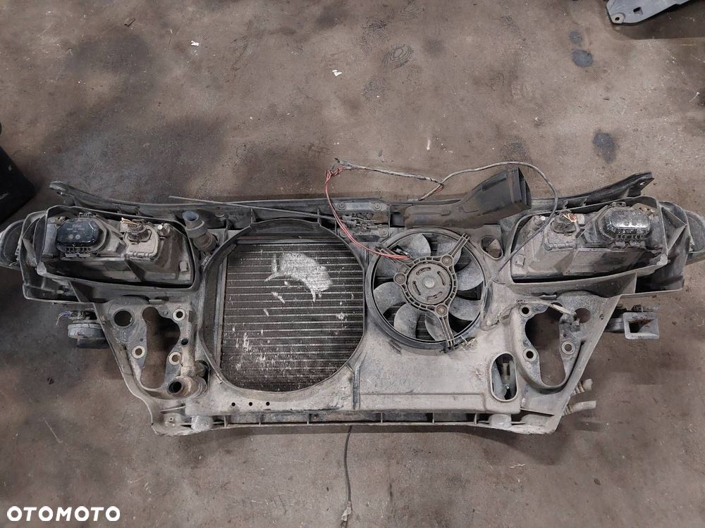 PAS PRZEDNI WZMOCNIENIE CZOŁOWE + CHŁODNICE + LAMPY VALEO AUDI A4 B5 LIFT - 6