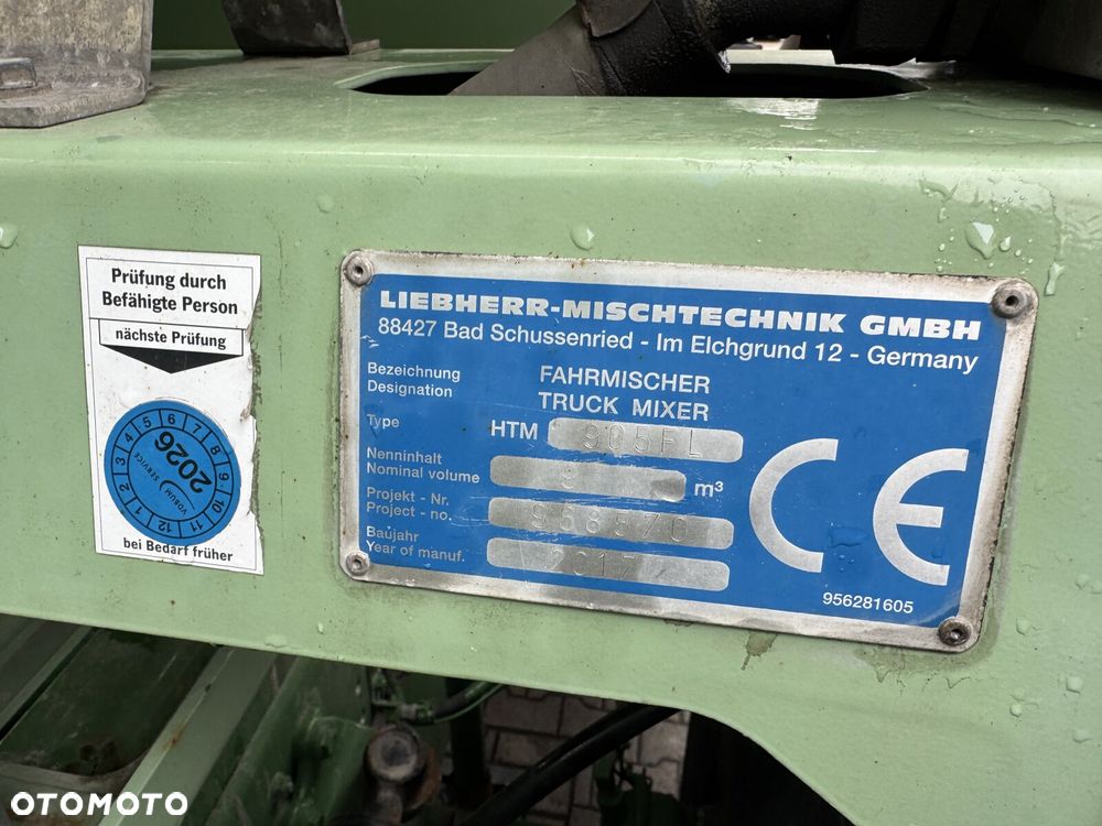 Mercedes-Benz AROCS 3240 8x4 EURO6 BETONOMIESZARKA LIEBHERR 9 m³ - 7