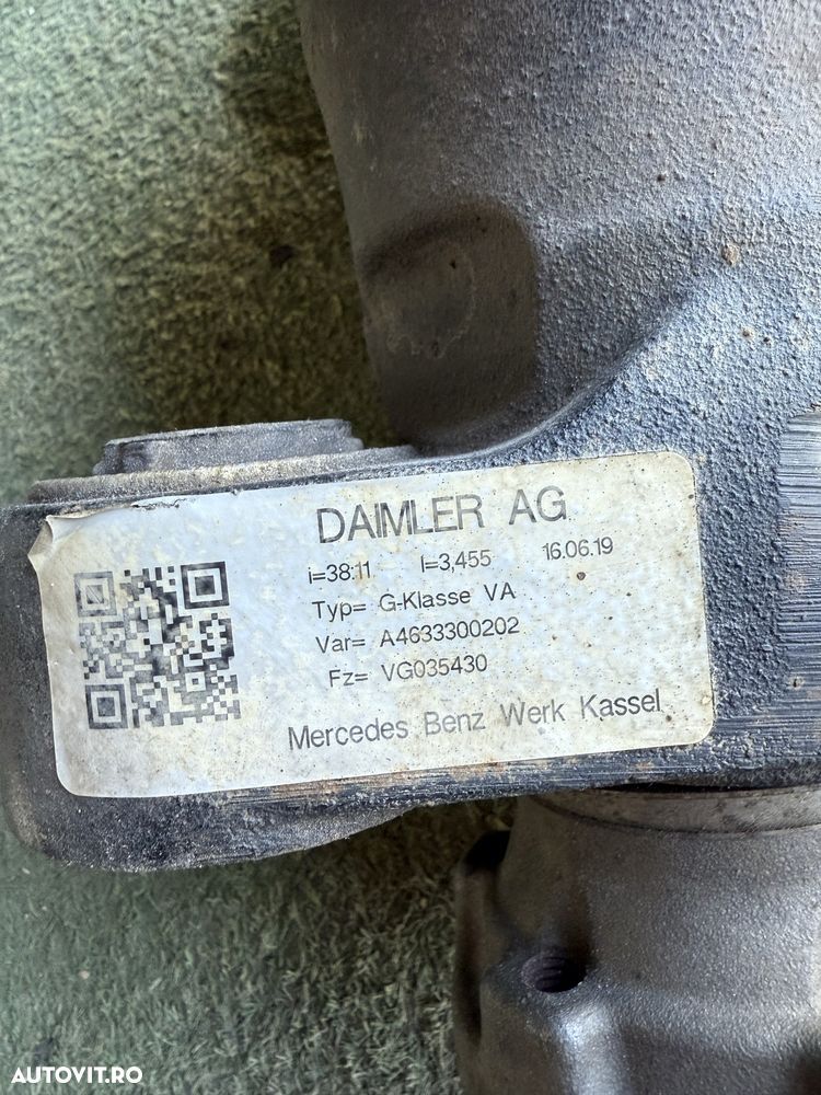 Capac diferential fata grup fata mercedes G class W463 G63 amg G500 - 6