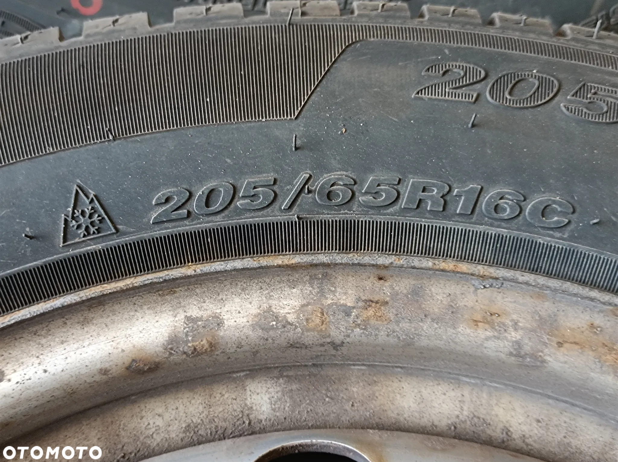 Felgi koła stalowe  NOWE opony zimowe Mercedes Vito/Viano VW T5 T6 5x112 ET54 205/65R16 C - 9